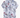 Back view of relaxed fit white Hawaiian floral shirt for men