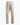 Beige straight leg drawstring pants with elastic waist and pockets, laid flat on white background back view
