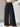 Black wide-leg pants with high waist