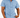 Light blue short-sleeve shirt on a white background
