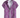 Men’s purple Hawaiian shirt with white sunburst pattern on hanger