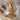 Gold wedge sandals for women