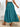 A teal skirt, back view