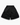 Backside of black men’s cargo shorts highlighting subtle pocket detailing and relaxed summer-ready cut