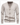 Beige button-down v-neck cotton cardigan over white shirt with sleeves down