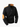 Black plus-size zip-up sweatshirt with tan elbow patches