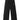 Black streetwear pants front view on white background