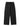 Black wide-leg pants on a white background