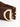 Brown belt with a gold buckle on a white background