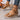 Brown summer wedge sandals 