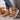 Brown wedge open toe sandals 