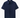 Navy blue button down short sleeve shirt with classic collar and clean silhouette