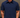 Two-tone navy short sleeve shirt with contrast collar and button front