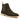 Dark brown suede Chelsea boot on a white background