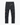 Flat lay of men’s black cotton cargo pants with button waist and flap pockets on a clean background