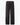 Front-facing view of men’s black wide-leg pants with drawstring and soft finish