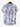 Front view of men’s Hawaiian-style floral cotton shirt with short sleeves