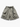 Gray khaki men’s cargo shorts with oversized flap pockets and adjustable waist belt, designed for casual summer wear