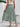 Green floral skirt, back view