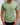 Gum leaf cotton-blend t-shirt featuring subtle geometric embroidery, front view