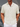 Ivory short sleeve shirt with pointed collar and straight fit