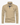 Khaki men’s long sleeve polo shirt with button placket, chest pocket, and slim fit on a clean background