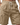 Men's khaki linen-blend drawstring shorts with cargo pocket – lightweight summer style