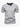 Men’s light gray short sleeve button t-shirt – front view