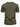 Men’s military green henley shirt – back view