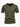 Men’s military green short sleeve henley shirt – front view