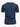 Men’s navy blue button t-shirt – back view with subtle stretch