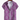 Men’s purple Hawaiian shirt with white sunburst pattern on hanger