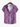 Men’s purple Hawaiian shirt with white sunburst pattern on hanger