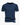 Navy Blue waffle-knit men's cotton crewneck t-shirt, front view