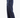 Navy blue linen pants on a white background