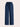 Navy blue pants with a drawstring on a light beige background