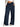 Navy blue sweatpants for women, front view