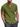 Olive green short sleeve button-up shirt with relaxed chest fit