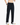 Person wearing black drawstring pants with side pockets and elastic waistband, styled with sneakers