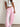 Pink sweatpants, front view