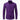 Purple shirt with black buttons on a white background