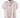 Short-sleeve button-up shirt with abstract beige and white print, front view on hanger