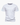 White cotton-blend t-shirt featuring subtle geometric embroidery, front view