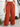 rust-colored wide-leg pants, front view